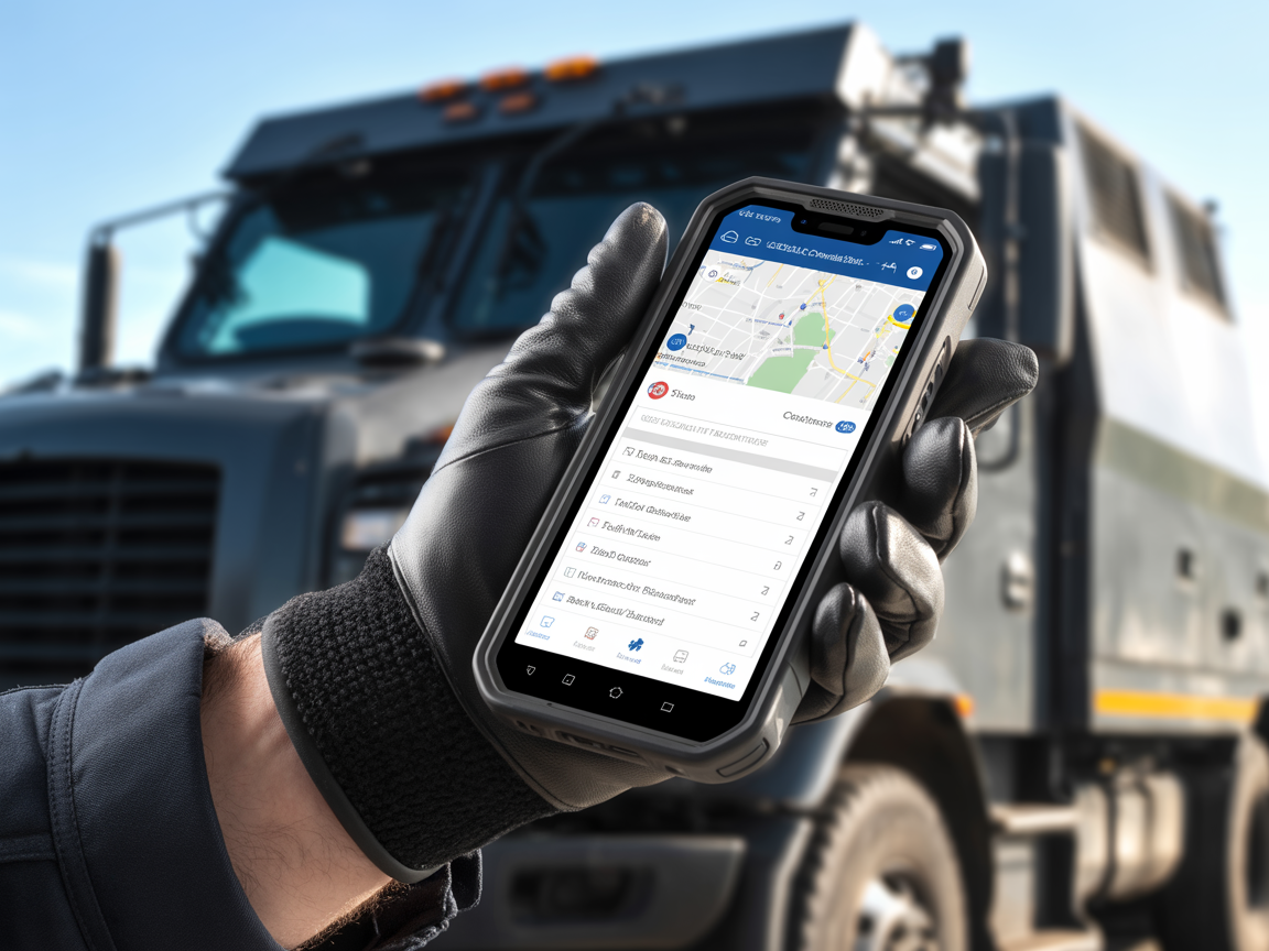 Tripulación operativa registrando eventos desde la app móvil