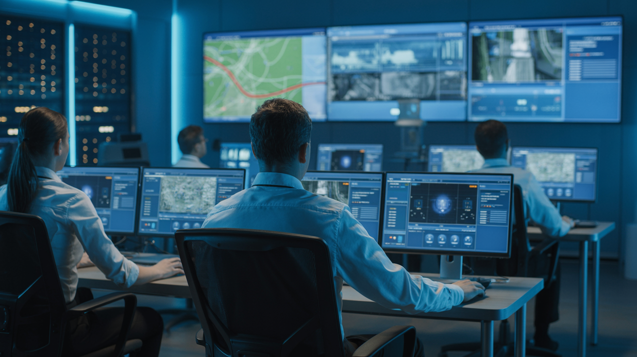 Centro de operaciones y monitoreo en tiempo real